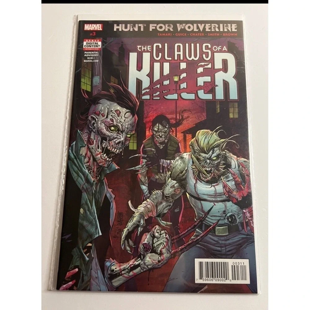 Hunt For Wolverine Claws of a Killer 1-4 Complete Set Marvel Lot of 4